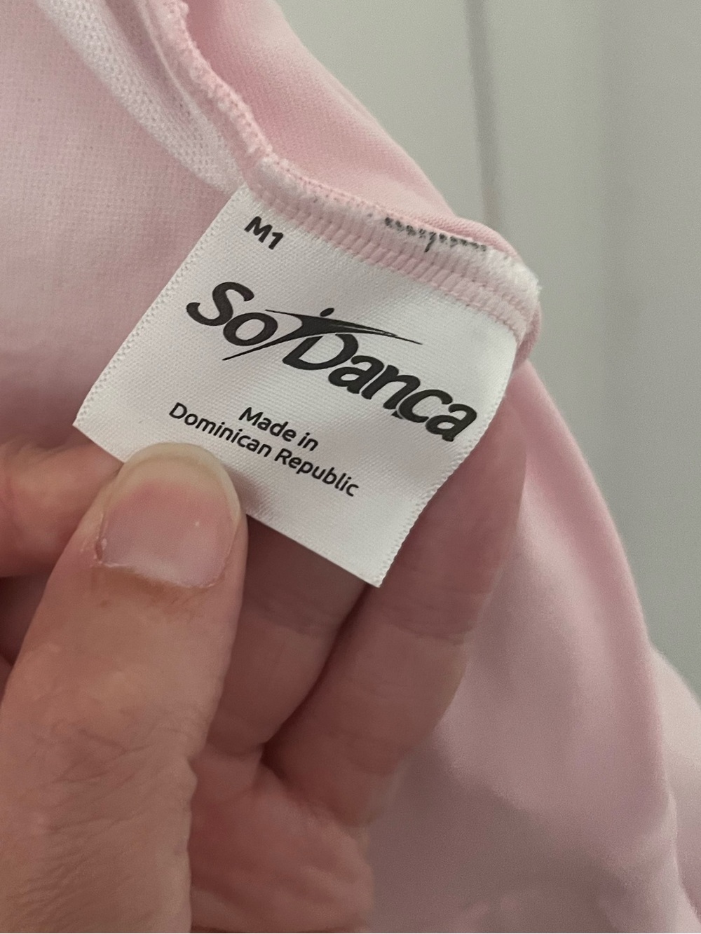 So Danca Ballet Dance Child Tank Dress Leotard Bow on Back Pink Size 2A 12-14 - Picture 9 of 11